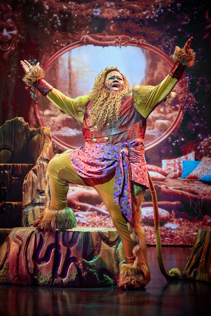 12. Kyle Ramar Freeman as Lion in Mean Ole Lion. Photo by Jeremy Daniel