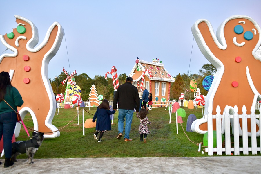 Giant Gingerbread Village