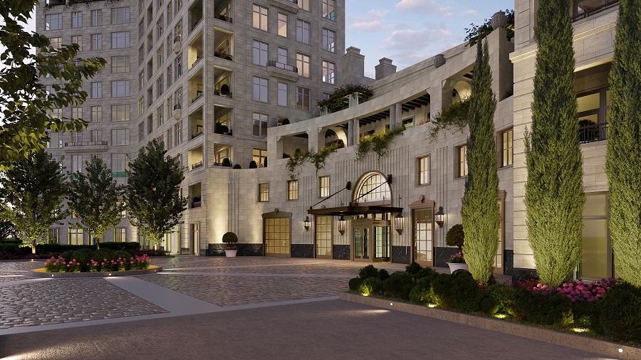 The Ritz Carlton Residences The Woodlands Porte Cochere