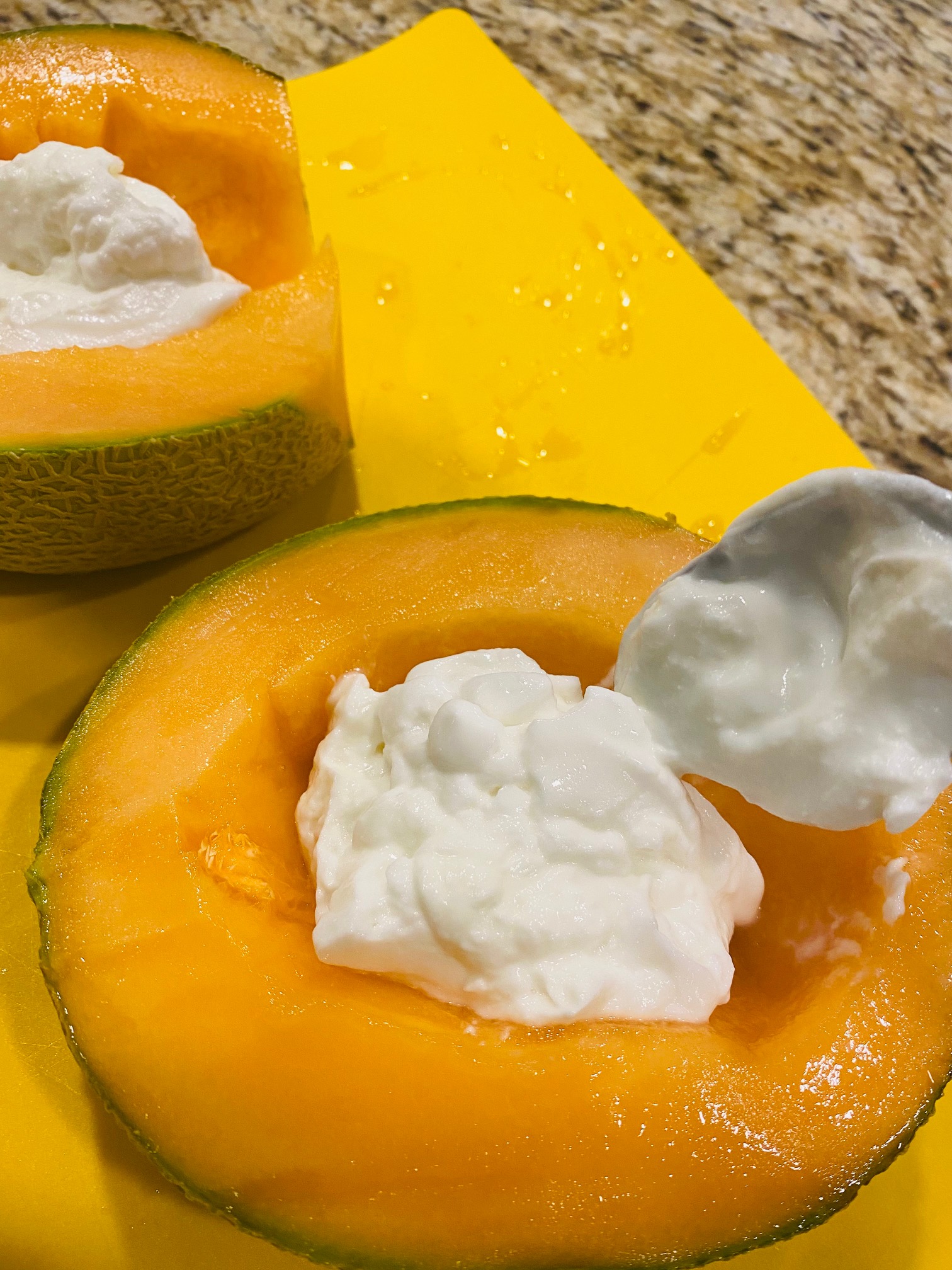 cantaloupe yogurt