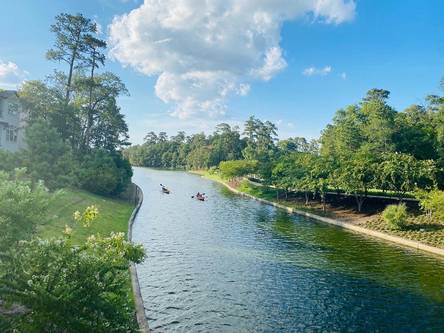 woodlands waterway